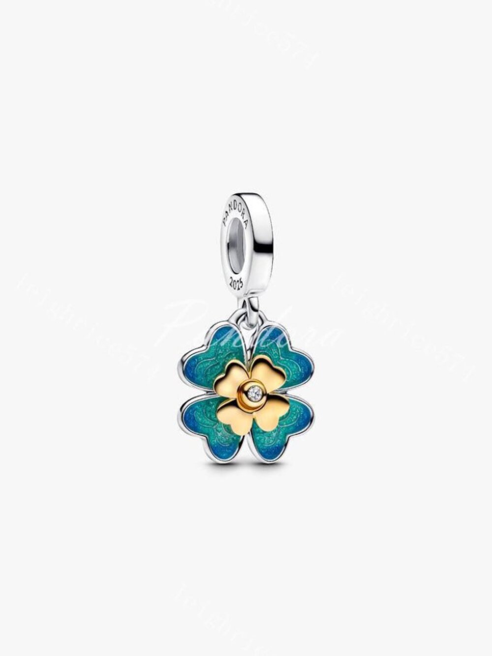 Pandora 2025 Four Leaf Clover Lab-Grown Diamond Dangle Charm
